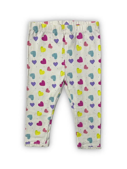 Multicolored Heart Leggings