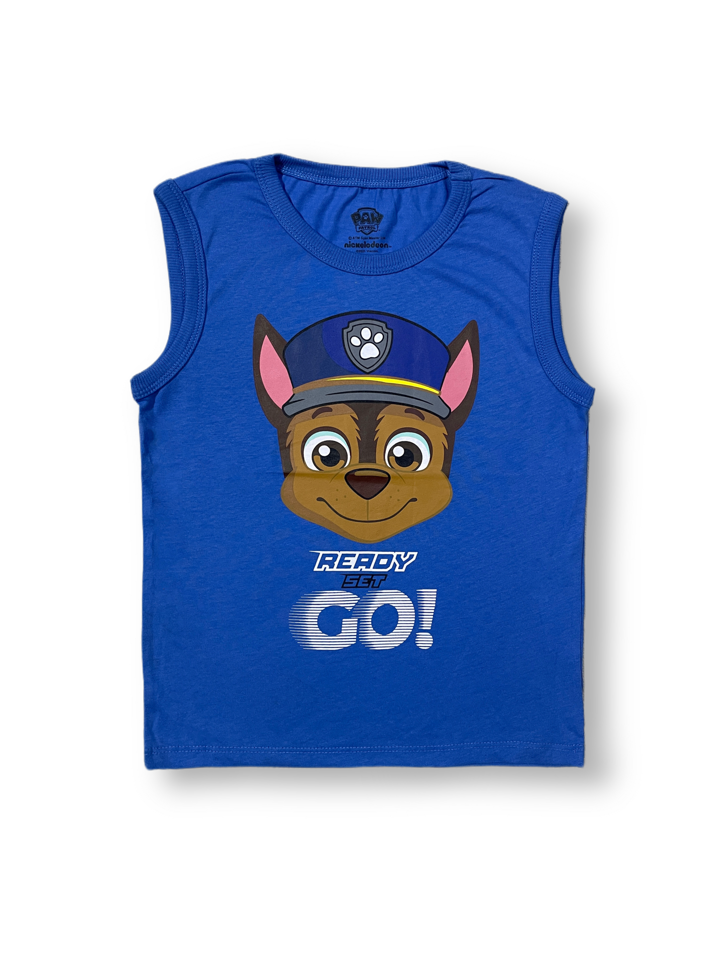 Chase Character Sleeveless Blue T-Shirt