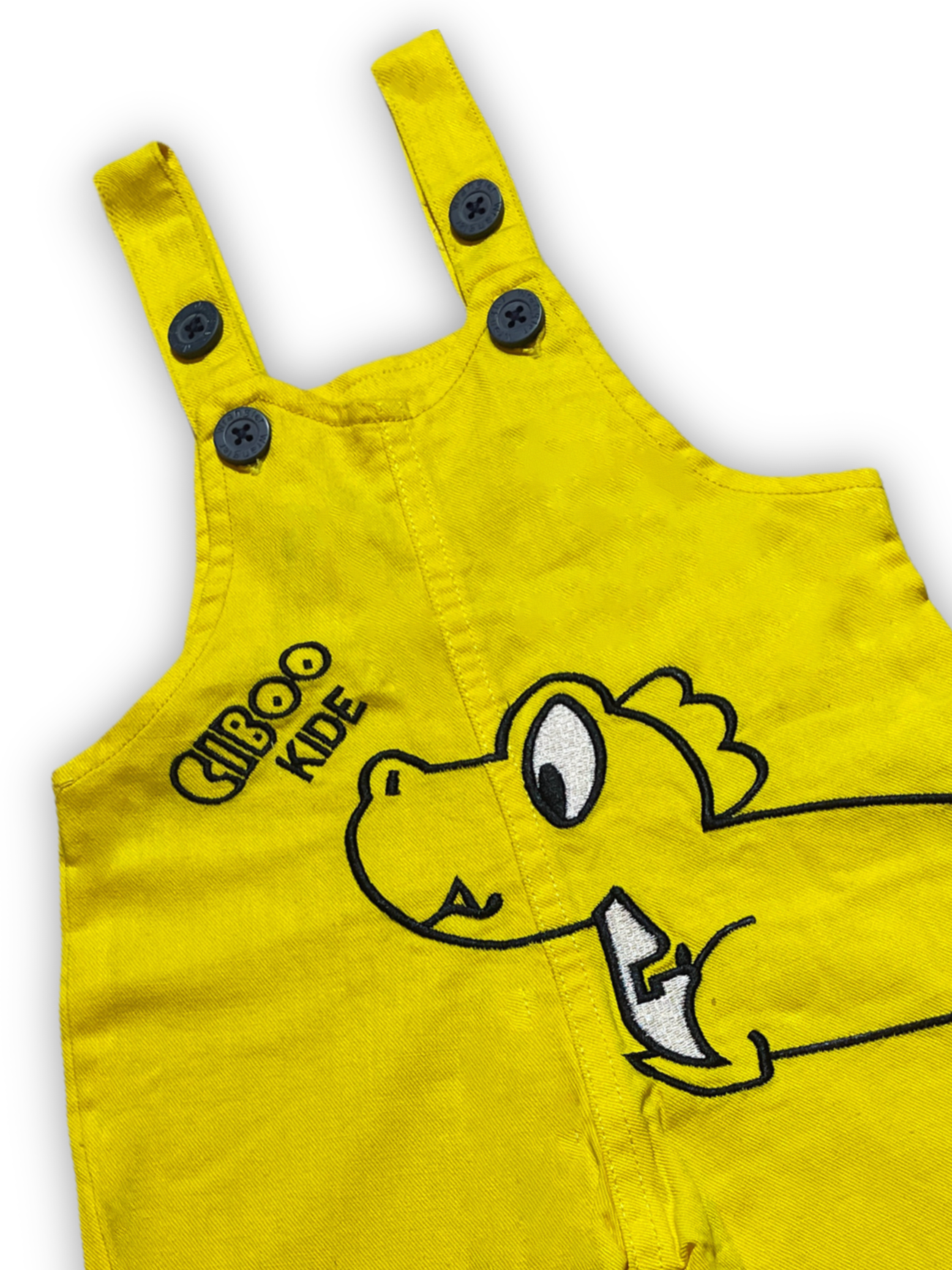 Yellow Dinosaur Jumpsuit for Baby Boys