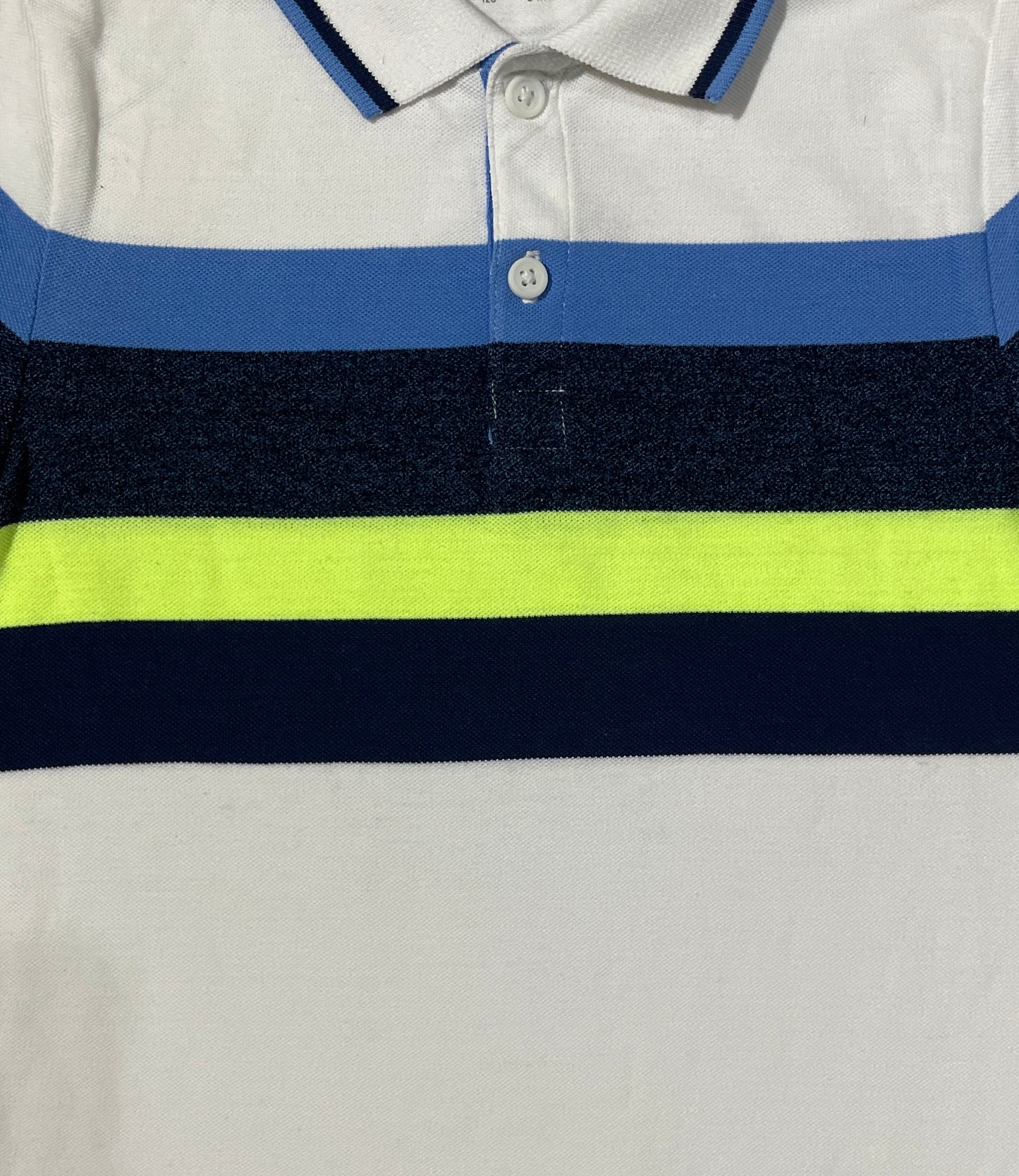 Classic Striped Collar Polo Shirt