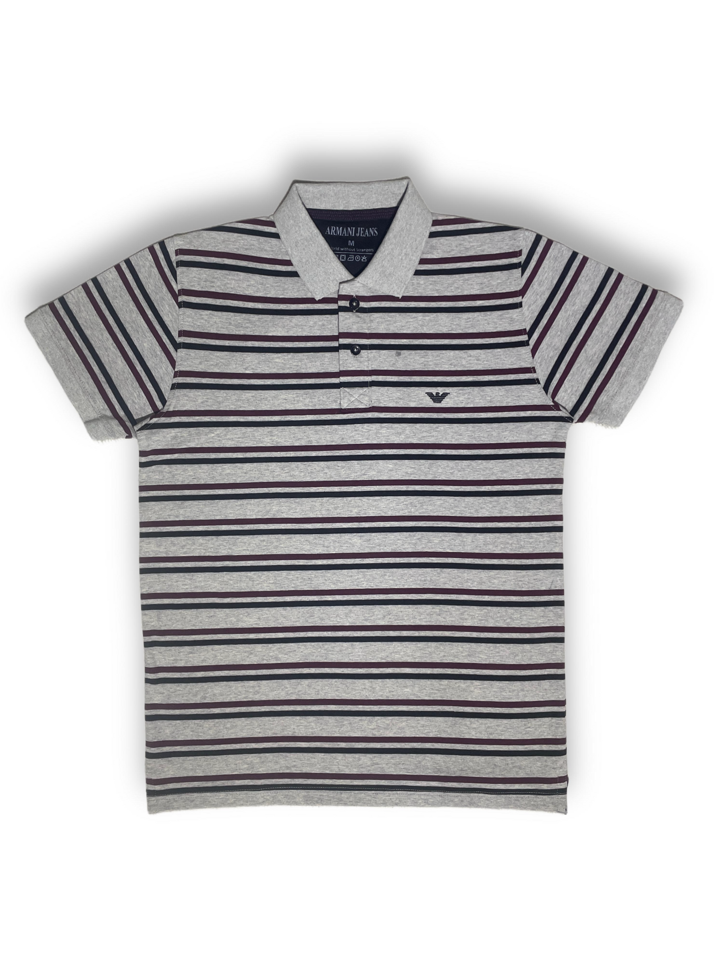 Armani Jeans Men’s Striped Polo