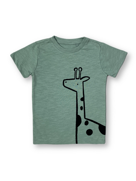 Giraffe Peek Graphic Tee