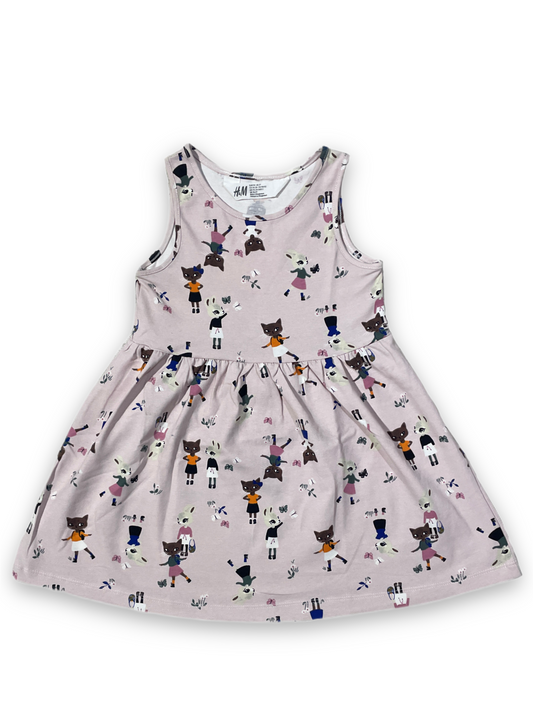 Enchanted Forest Friends Frock for Girls