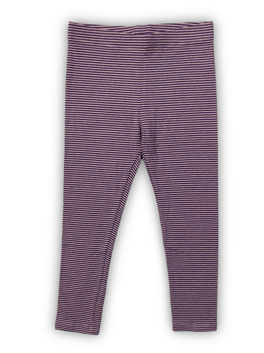 Striped Leggings in Pink and Purple