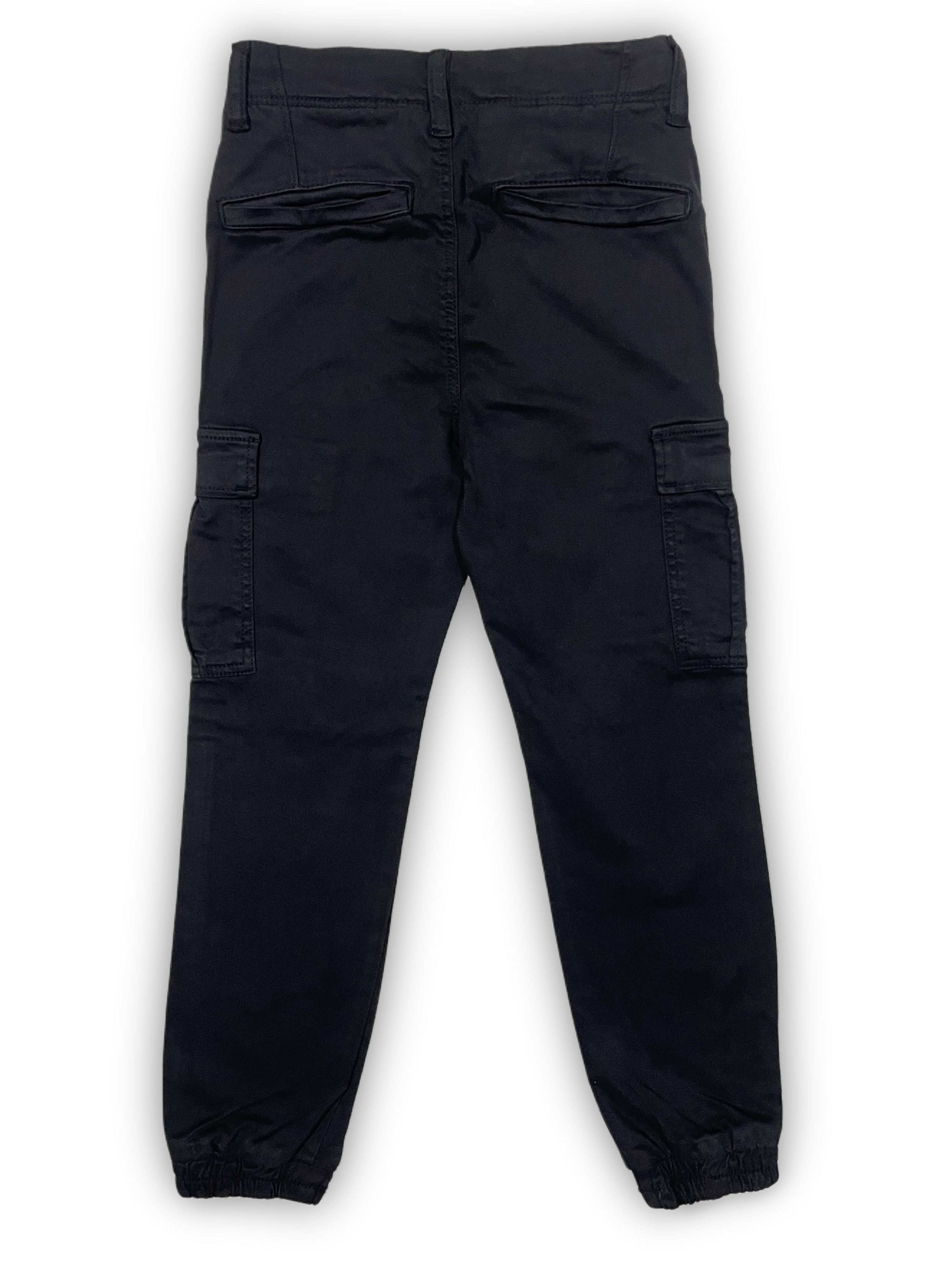 Black Cargo Jogger Pants