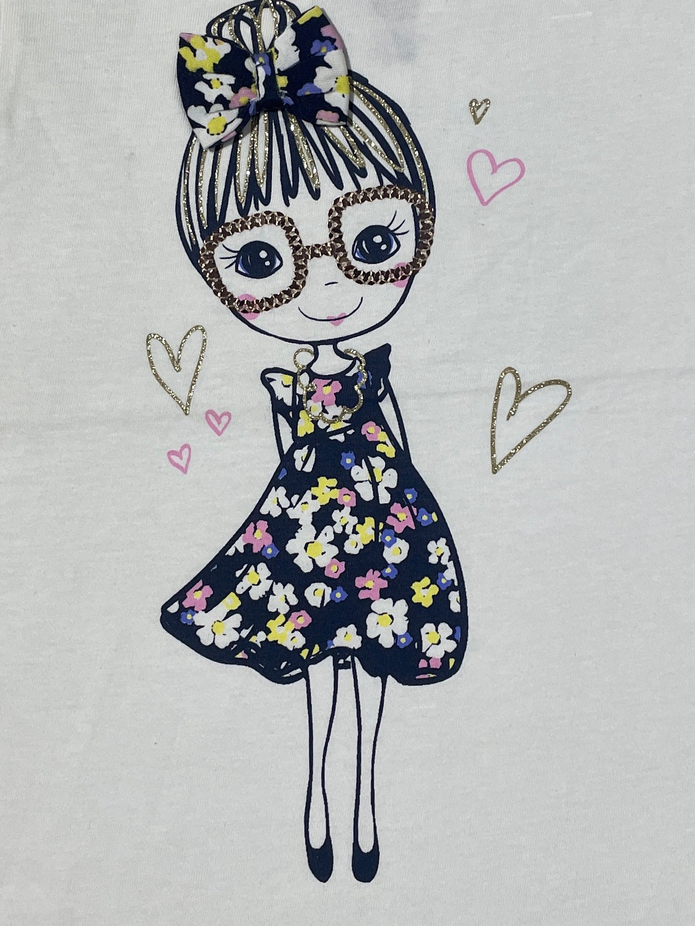 Adorable Doll Print Toddler T-Shirt