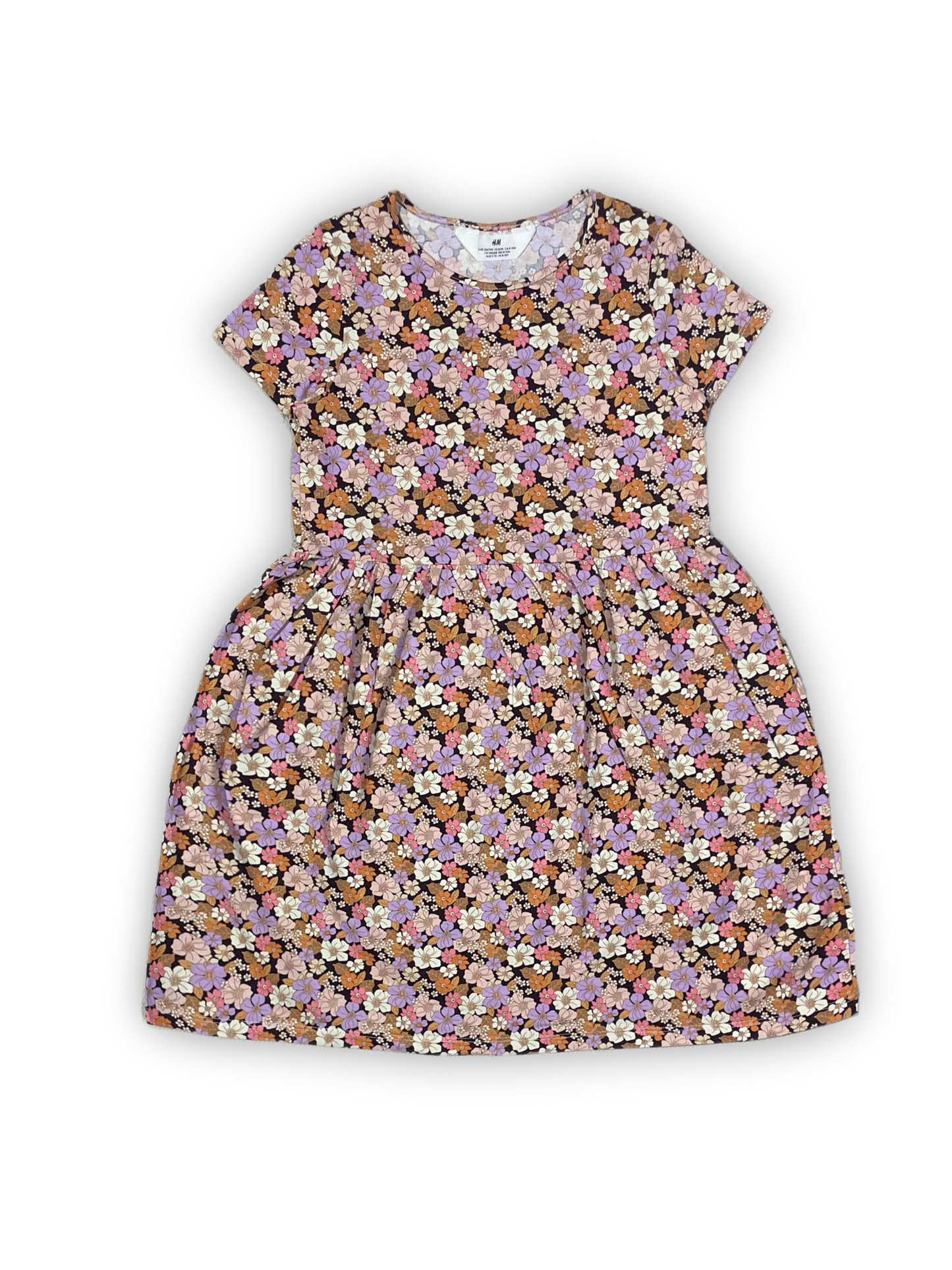 Vintage Bloom Flutter Dress