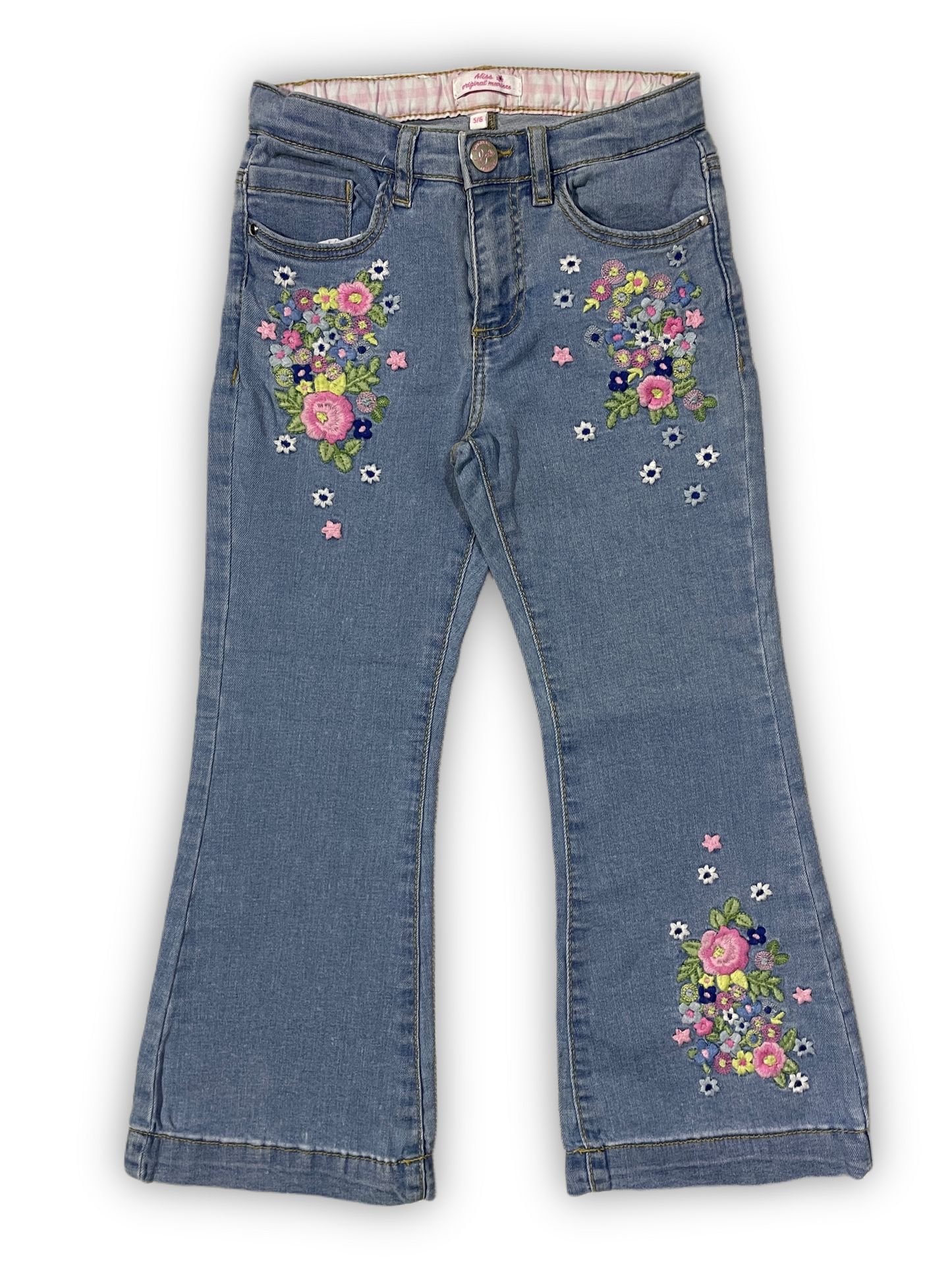 Miss original marines embroidered jeans.