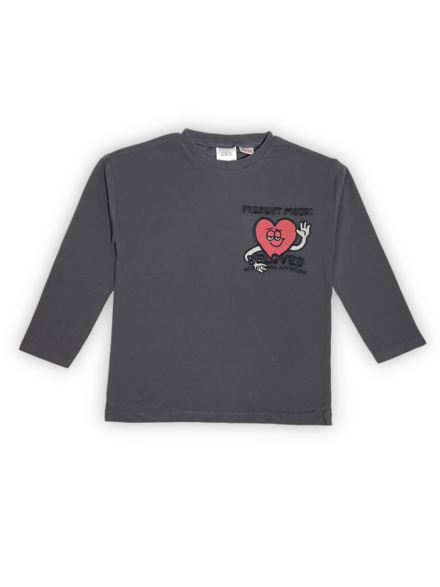 Gray Long Sleeve T-Shirt