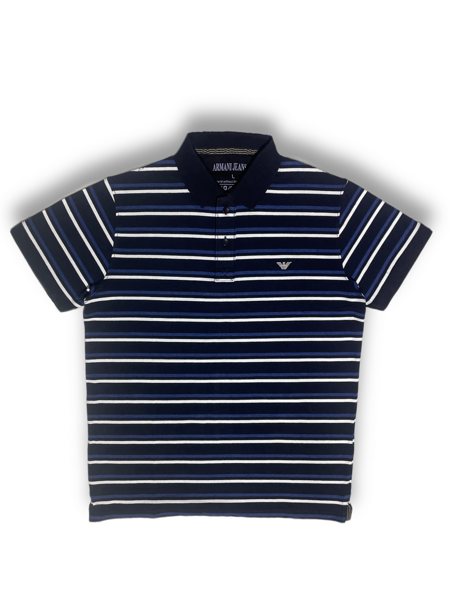 Armani Jeans Men’s Striped Polo