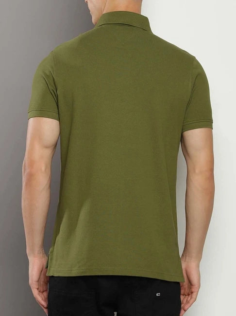 Tommy Hilfiger Men's Classic Fit Polo Shirt - Olive Green